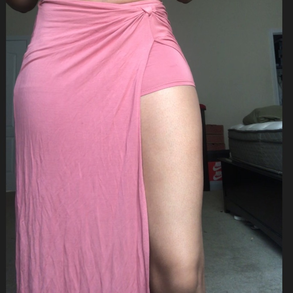 Pink skirt